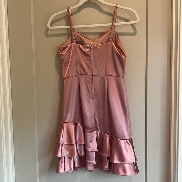 Rose colored homecoming dress - Picture 3 of 4